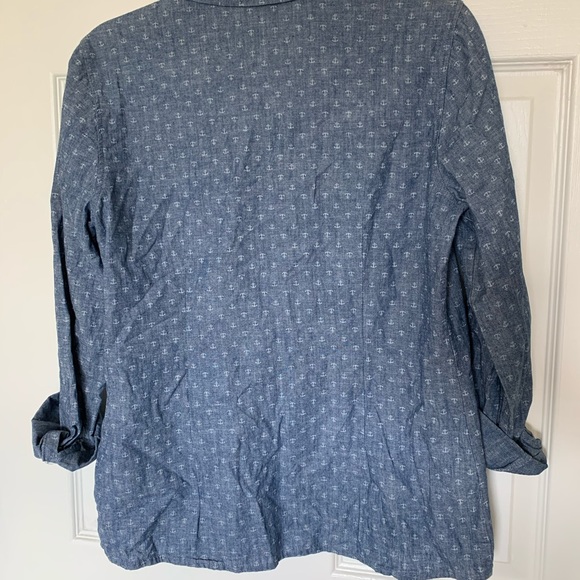 Chambray anchor button down - Picture 2 of 5